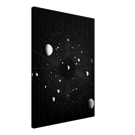 Galactic Geometry Canvas Print - WallLumi Canvases