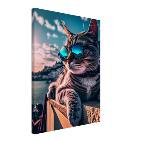 Rooftop Rebel Canvas Print - WallLumi Canvases