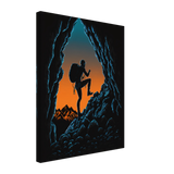 Silhouetted Expedition Canvas Print - WallLumi Canvases