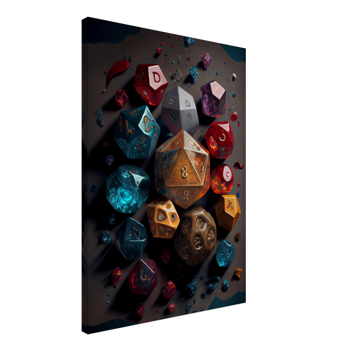 D&D Crystal Dice - WallLumi