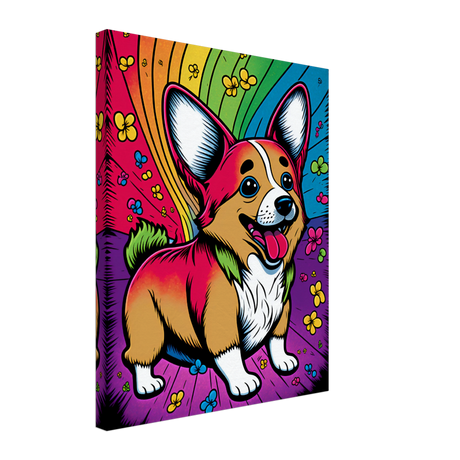 Rainbow Corgi - WallLumi