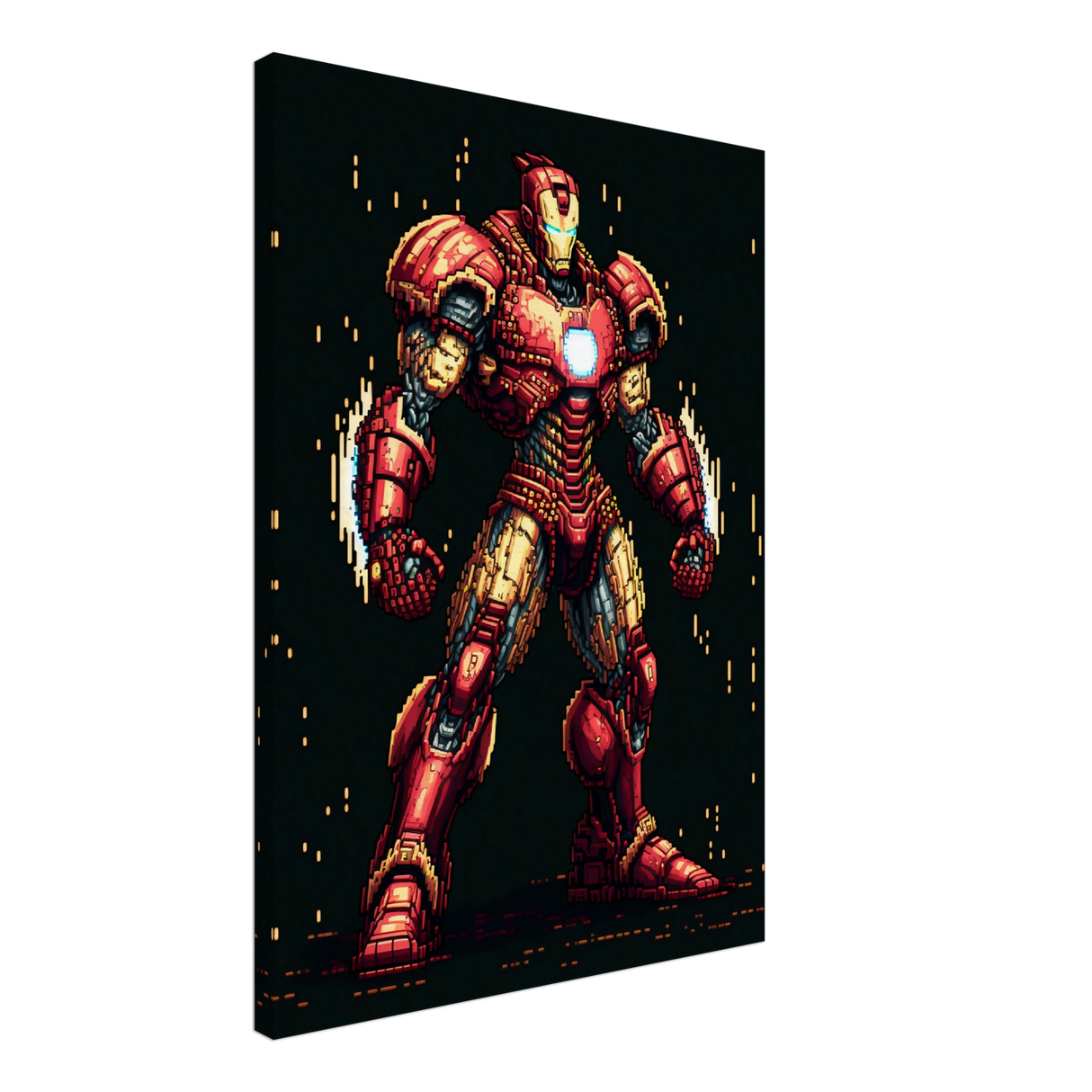 Pixelated Iron Man - WallLumi