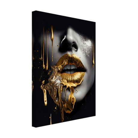 Elegant Gold Canvas Print - WallLumi Canvases