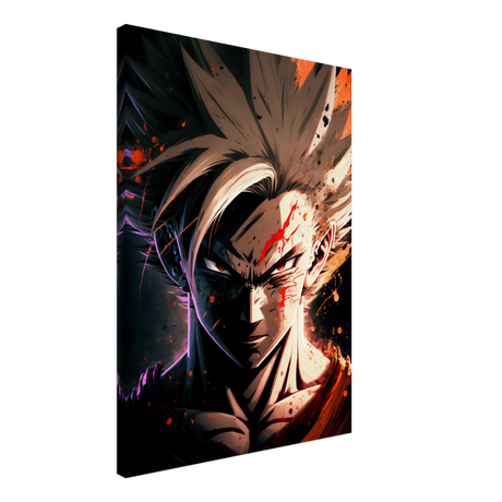 The Legendary Goku Canvas Print - WallLumi Canvases