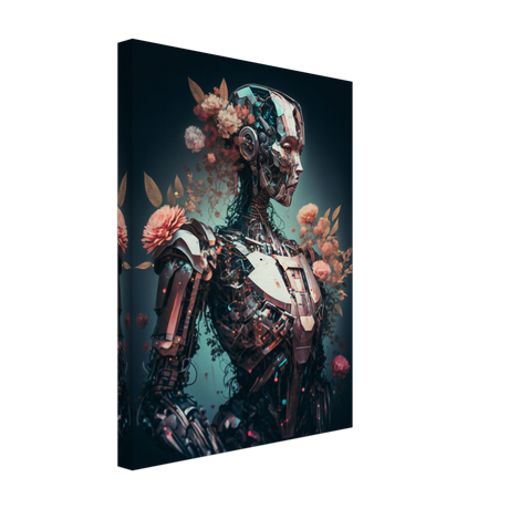 Robo-Flora Canvas Print - WallLumi Canvases