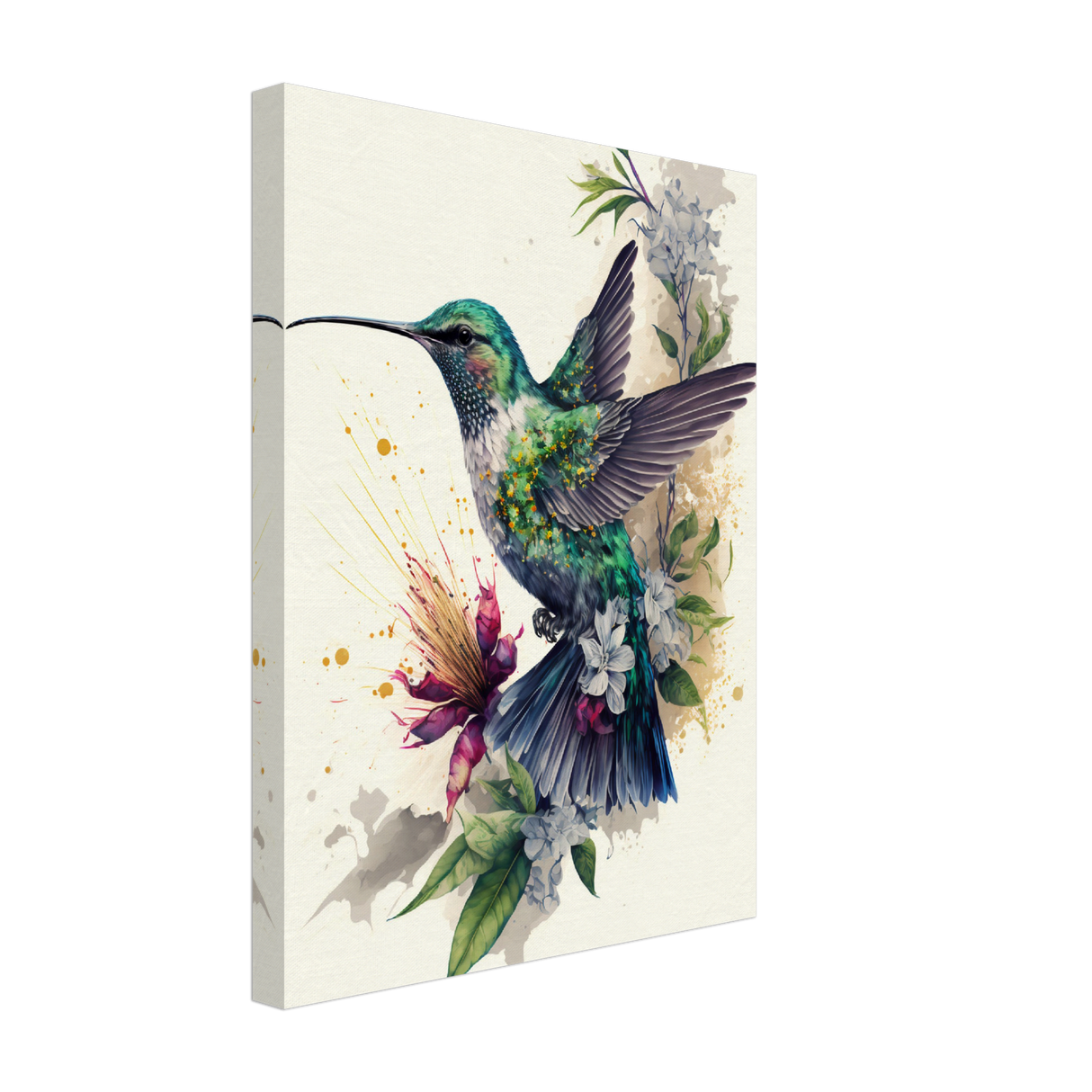 Floral Flutter Canvas Print - WallLumi Canvases