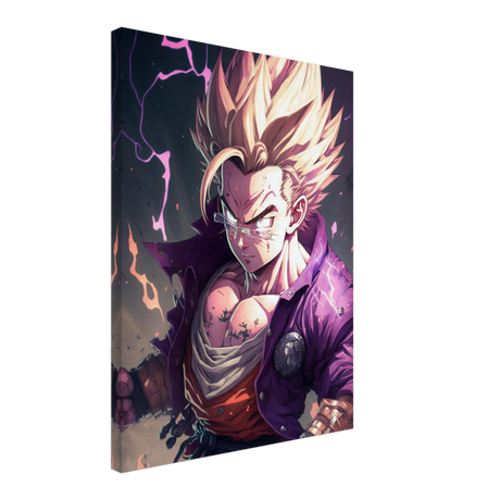 Gohan's Fury Canvas Print - WallLumi Canvases