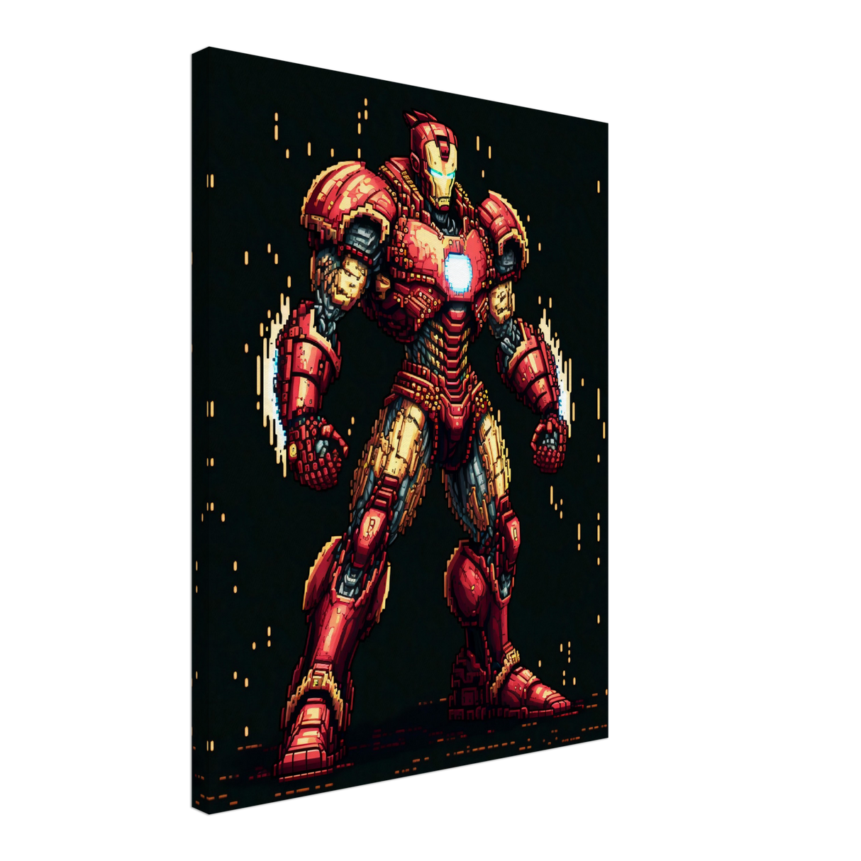 Pixelated Iron Man - WallLumi