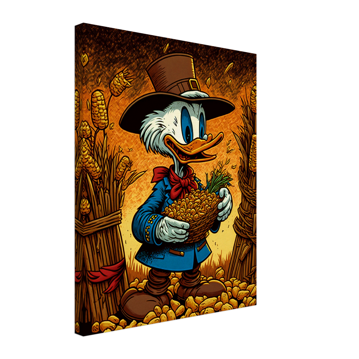 Scrooge's Fortune Canvas Print - WallLumi Canvases