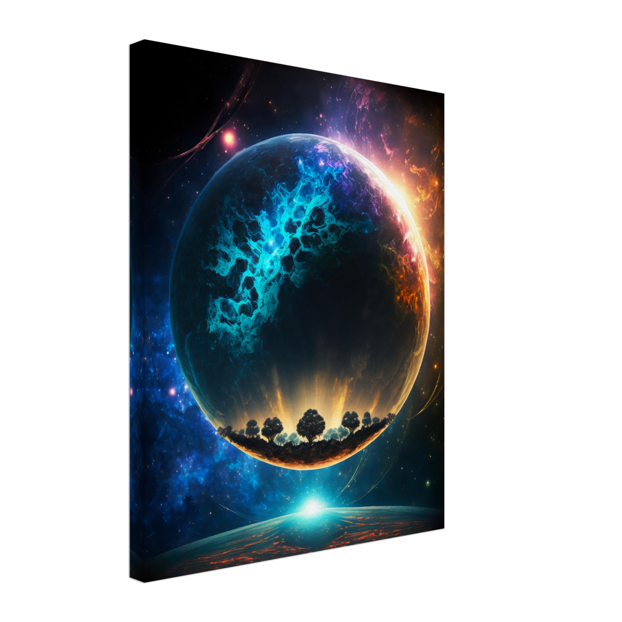 Galactic Dreamscape Canvas Print - WallLumi Canvases