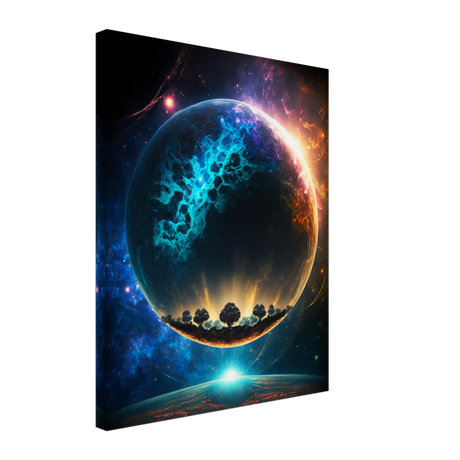 Galactic Dreamscape Canvas Print - WallLumi Canvases