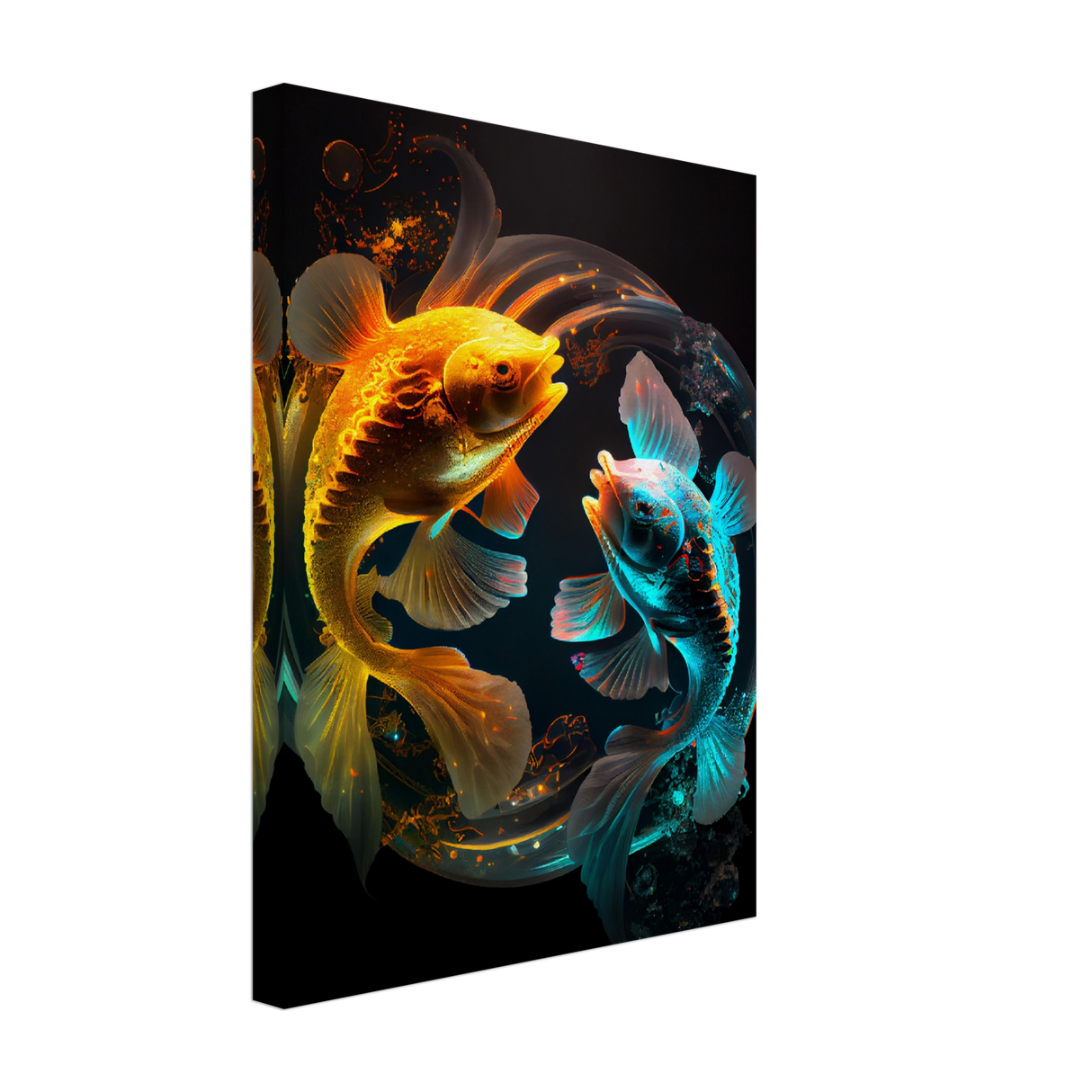 Yin & Yang Koi - WallLumi