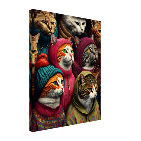 Cat People Canvas Print - WallLumi Canvases