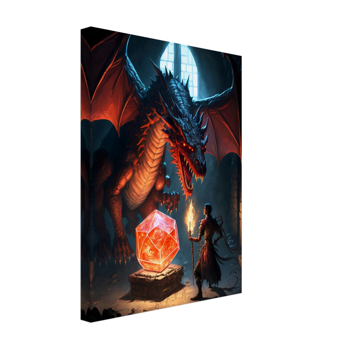 The Dungeon Delve Canvas Print - WallLumi Canvases