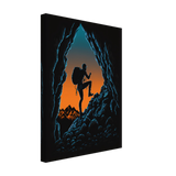 Silhouetted Expedition Canvas Print - WallLumi Canvases