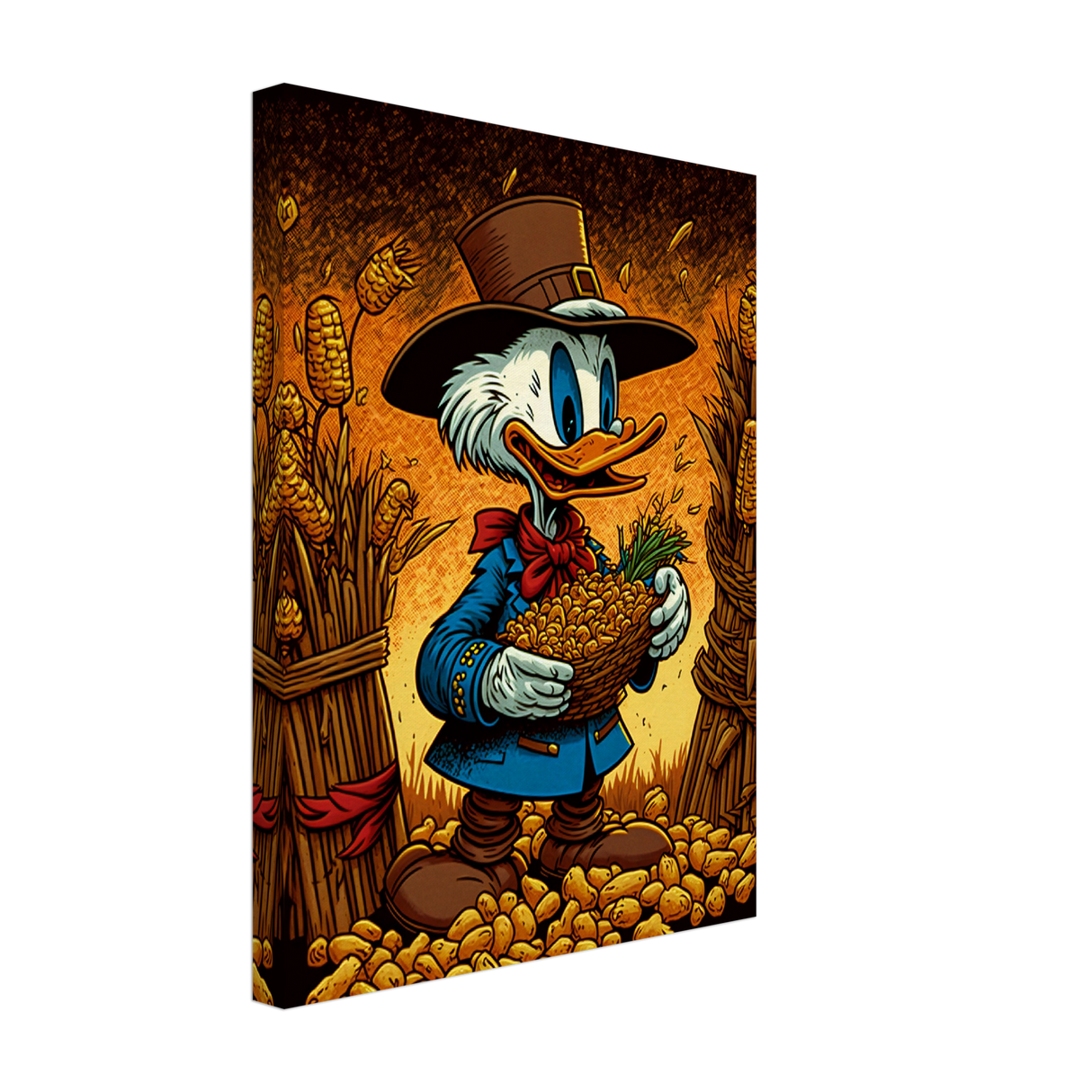 Scrooge's Fortune Canvas Print - WallLumi Canvases