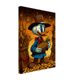 Scrooge's Fortune Canvas Print - WallLumi Canvases