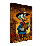 Scrooge's Fortune Canvas Print - WallLumi Canvases