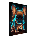 Luminous Frenchie Canvas Print - WallLumi Canvases