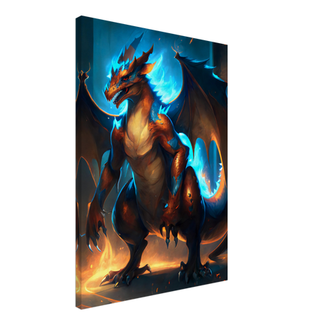 Charizard's Reign Canvas Print - WallLumi Canvases