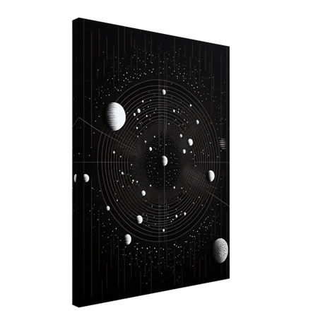 Galactic Geometry Canvas Print - WallLumi Canvases