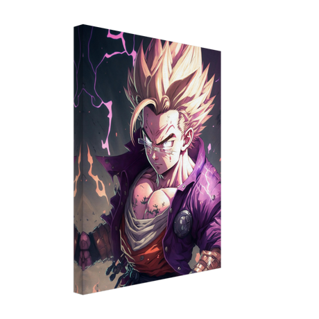 Gohan's Fury Canvas Print - WallLumi Canvases