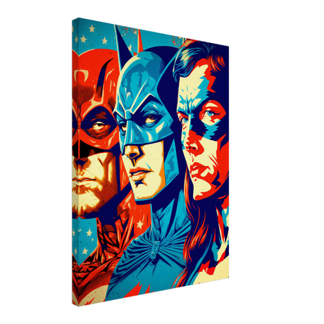 Pop Culture Crusaders Canvas Print - WallLumi Canvases