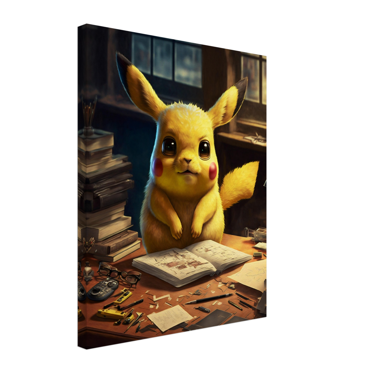 Pikachu's 9-5 Canvas Print - WallLumi Canvases