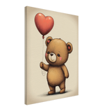 Teddy's Love Canvas Print - WallLumi Canvases