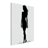 Silhouette Serenade Canvas Print - WallLumi Canvases