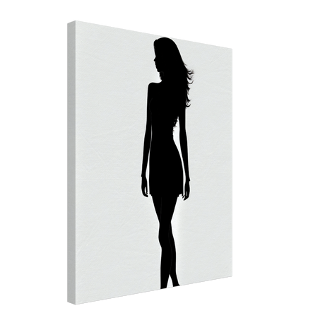 Silhouette Serenade Canvas Print - WallLumi Canvases