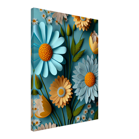 Blooming Daisies Canvas Print - WallLumi Canvases