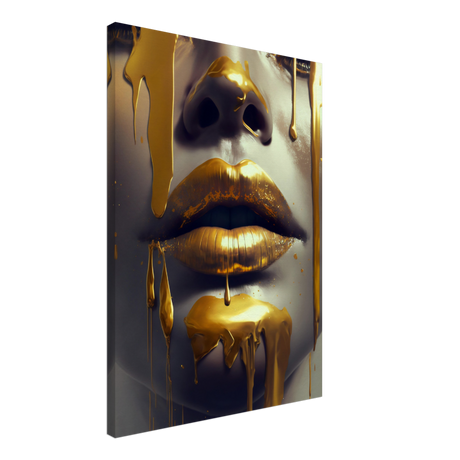 Golden Beauty Canvas Print - WallLumi Canvases