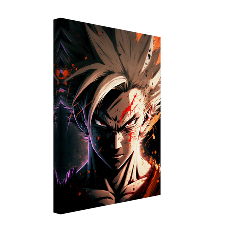 The Legendary Goku Canvas Print - WallLumi Canvases