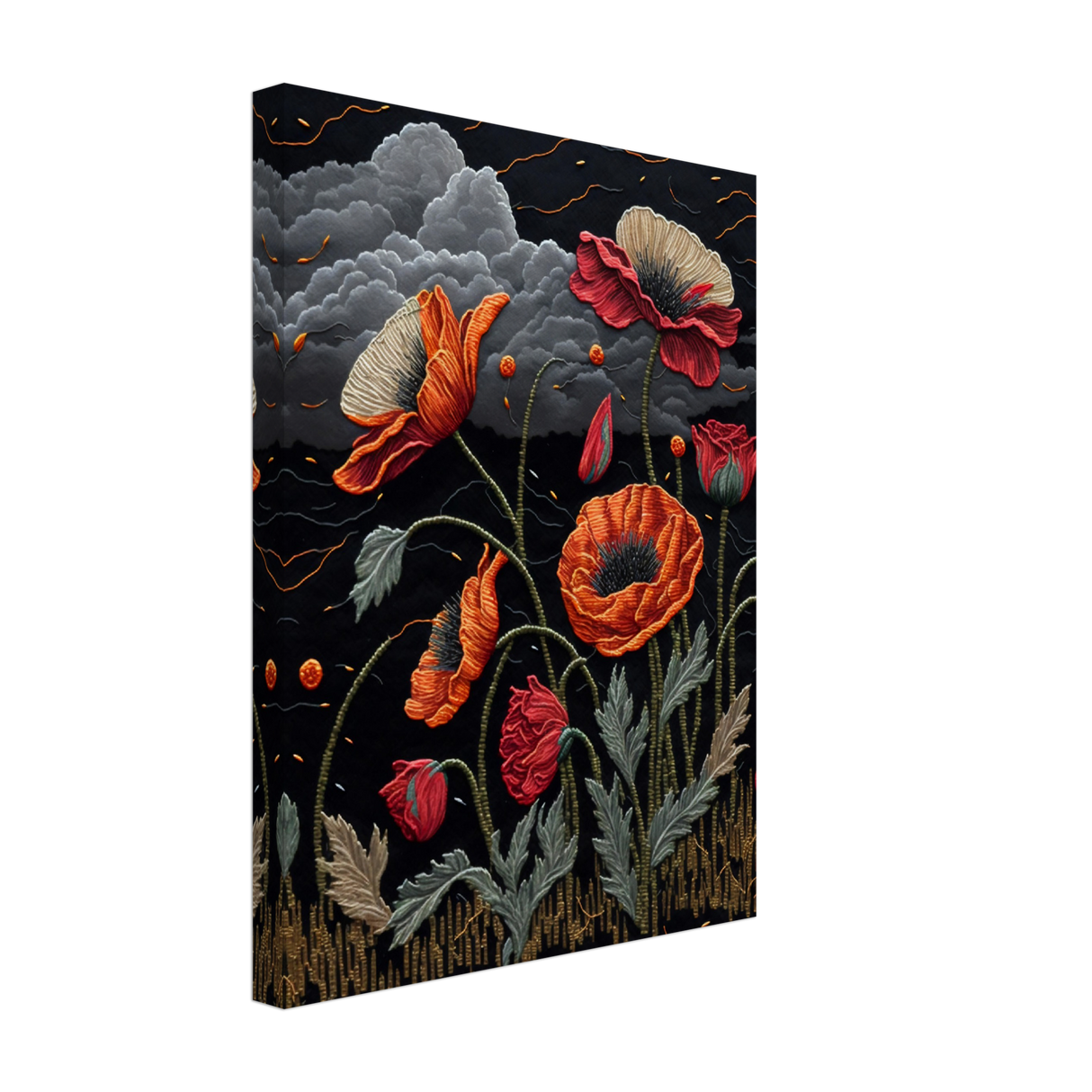 Threaded Botanicals Canvas Print - WallLumi Canvases