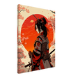 Samurai Serenity Canvas Print - WallLumi Canvases