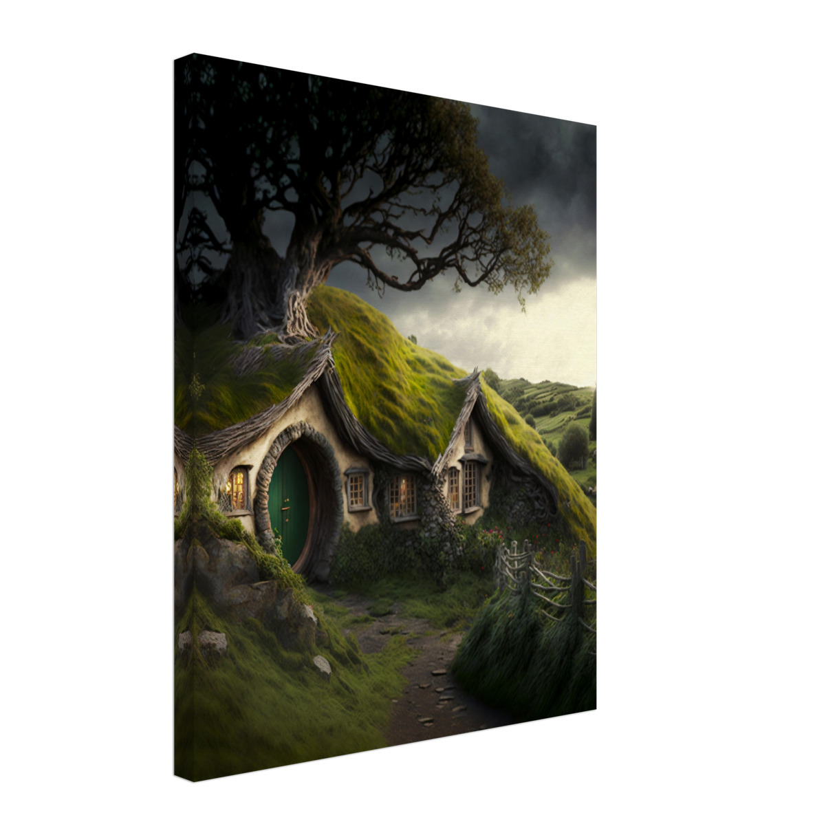 The Hobbit Home Canvas Print - WallLumi Canvases