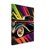 Pop Ride Retro Canvas Print - WallLumi Canvases