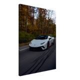 Autumnal Lamborghini Canvas Print - WallLumi Canvases