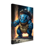 Mega Power: Blastoise Canvas Print - WallLumi Canvases