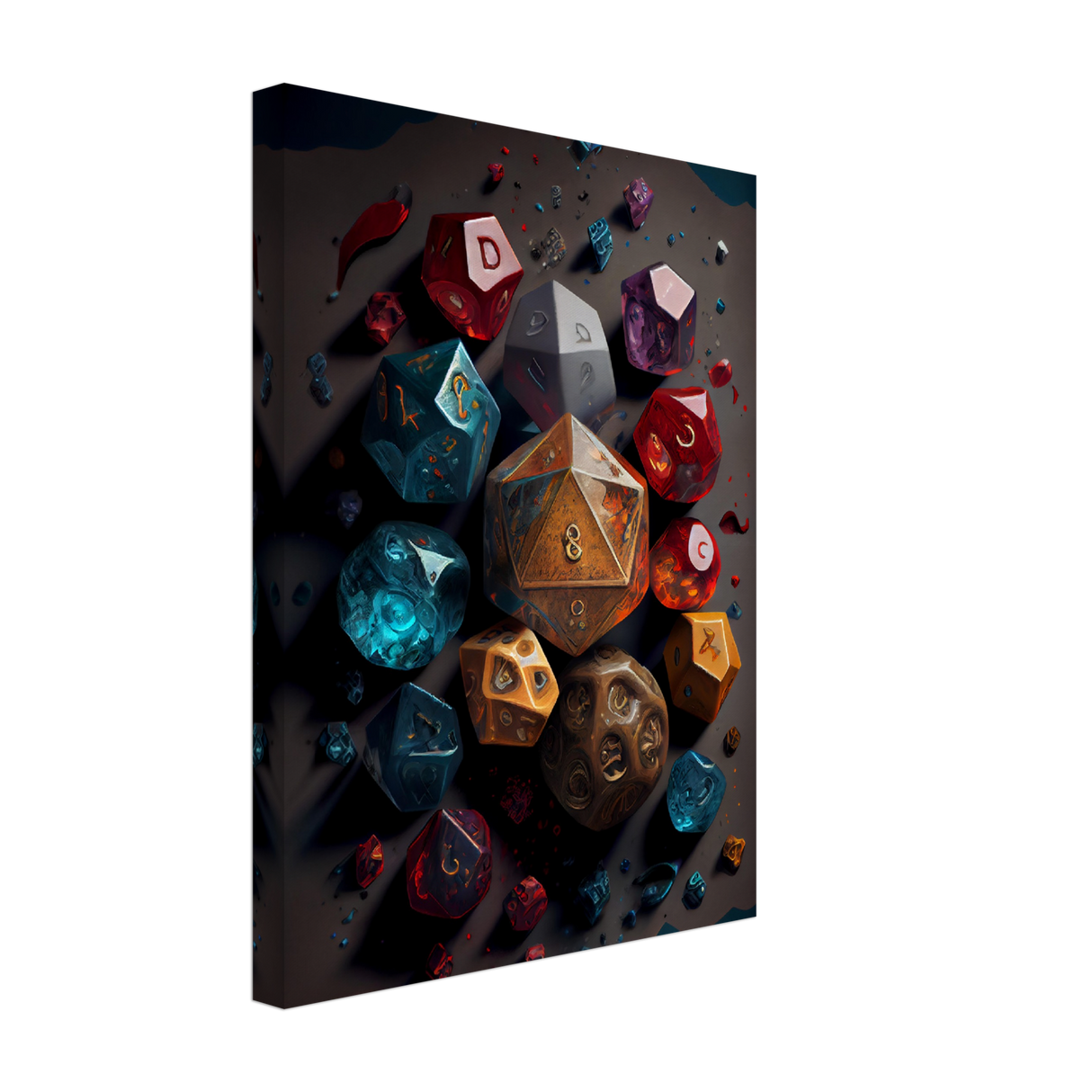 D&D Crystal Dice - WallLumi