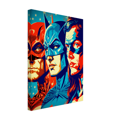 Pop Culture Crusaders Canvas Print - WallLumi Canvases