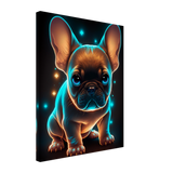 Luminous Frenchie Canvas Print - WallLumi Canvases