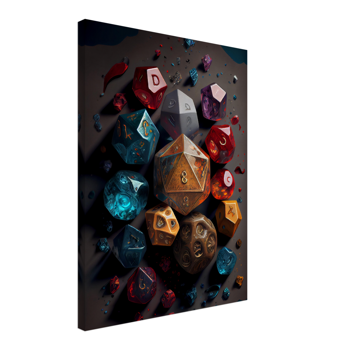 D&D Crystal Dice - WallLumi