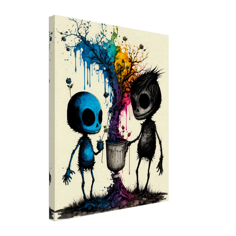 Duality Colors Canvas Print - WallLumi Canvases