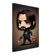 Chibi John Wick Canvas Print - WallLumi Canvases