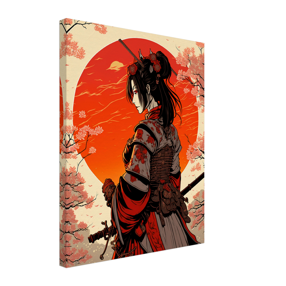 Samurai Serenity Canvas Print - WallLumi Canvases