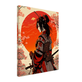 Samurai Serenity Canvas Print - WallLumi Canvases