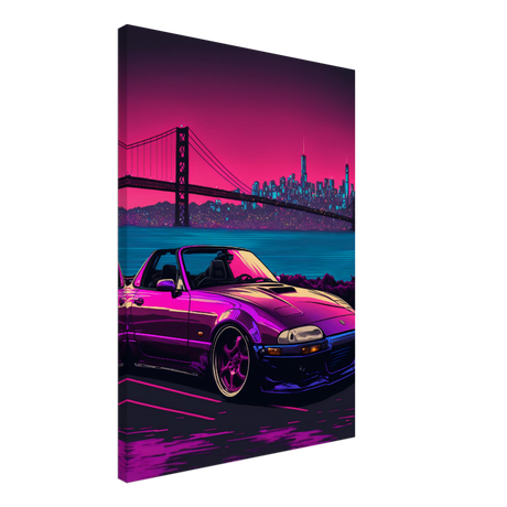 Bay Area Miata Canvas Print - WallLumi Canvases