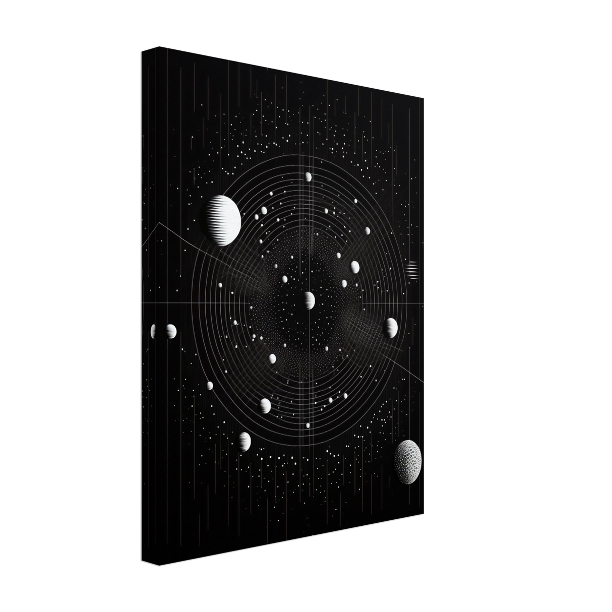 Galactic Geometry Canvas Print - WallLumi Canvases